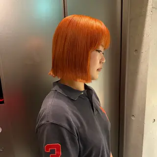 ショート 暖色magico/ レイヤーゆいかずきのヘアスタイル
