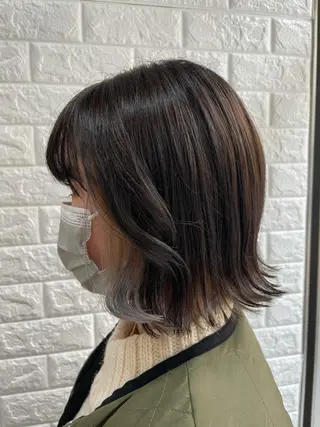 ミディアム カラー yuki🌼 Hip's decoのヘアスタイル