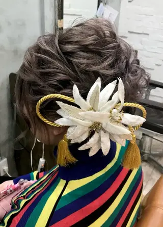 ミディアム まつパ・ヘアセット ♡Chinami♡のマツエク・マツパデザイン