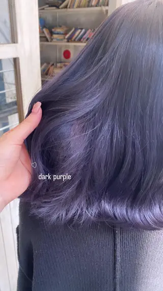 ミディアム カラー ヘアアレンジ 心斎橋美容室 Junのヘアスタイル