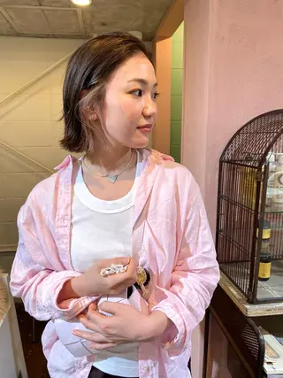 カラー iru所属・mi kiのヘアスタイル