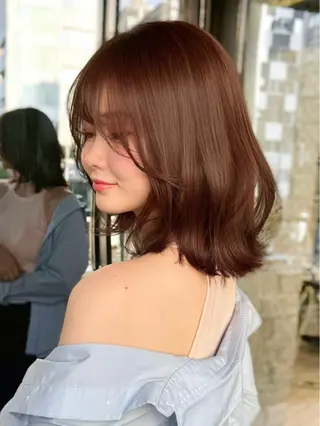 ショート カラー AMA TOKYO × Smart Salon所属・なつき🎀韓国 styleのヘアスタイル