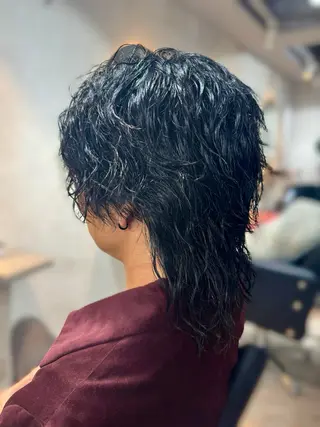 パーマ メンズ lmu byif(ﾘﾐｭｰﾊﾞｲｲﾌ)所属・MIYU /メンズパーマ✨💫のヘアスタイル