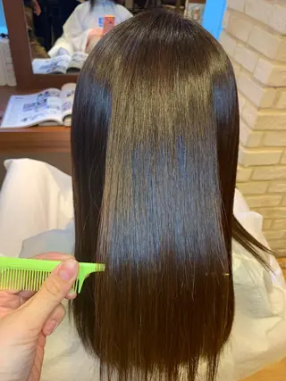 ロング カラー パーマ SALOWIN GINZA所属・✨ツヤ髪デザイナー ✨ひかり✨のヘアスタイル