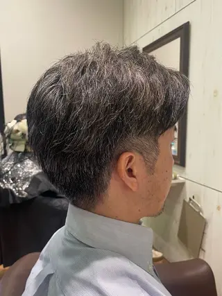 ショート メンズ 溝口 槙里也のヘアスタイル