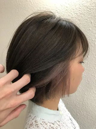 ミディアム カラー パーマ ヘアアレンジ メンズ キッズ ネイル マツエク・マツパ 新宿/髪質改善/ 美髪矯正✨浅江通友のヘアスタイル