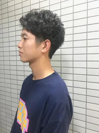 パーマ メンズ コマツリサ ROCCO eastのヘアスタイル