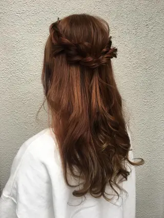 ロング カラー ラブーケ中川中島店 クラタチカコのヘアスタイル