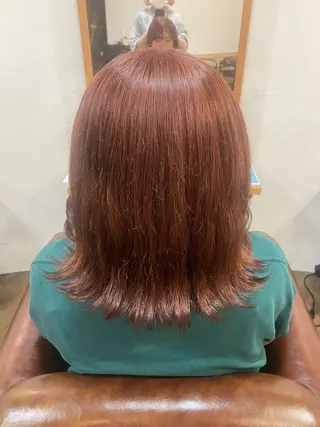 ミディアム 牧 藍歌のヘアスタイル