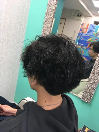 ミディアム 山本 雷のヘアスタイル