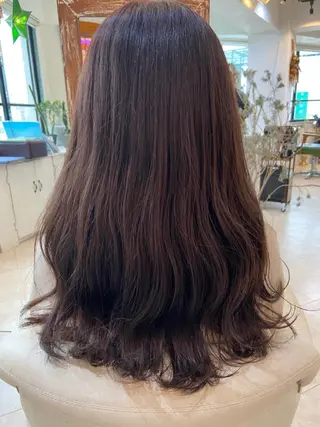 ロング カラー 宮本 玲那のヘアスタイル
