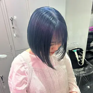 ショート GAME by AlanSmithee 原宿所属・🎀韓国ハイトーン saya🎀💜のヘアスタイル