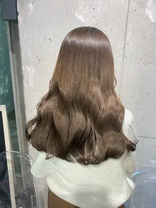 セミロング カラー 透明カラー/韓国風 Subaruのヘアスタイル