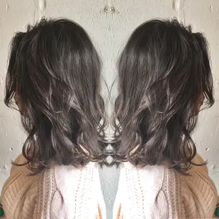 ミディアム カラー 💈平島 拓也💈のヘアスタイル