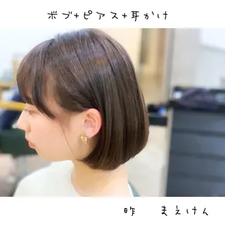 ショート カラー 前田 健太のヘアスタイル
