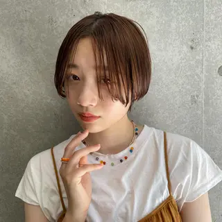 ショート 🧸レイヤーカット 🤎店長anju🪽のヘアスタイル