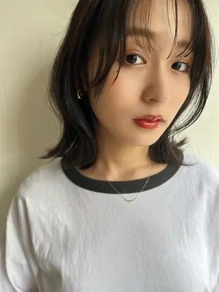 ミディアム 🍃透明感スタイル ｙｕ-ｋａ🍃のヘアスタイル