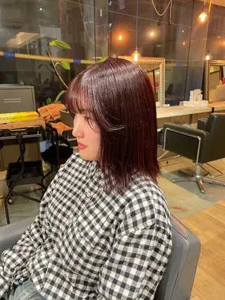 カラー 🎀暖色カラー 西川芽依🎀のヘアスタイル