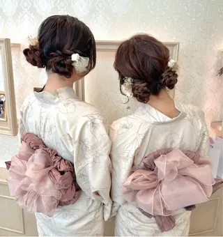 ヘアアレンジ 🦋Misaki🦋 メンズパーマ/着付けのヘアスタイル