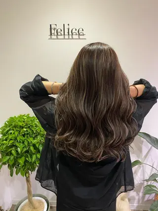 セミロング 粕川 達哉のヘアスタイル