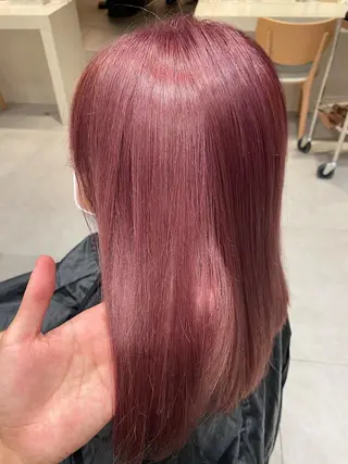 ミディアム カラー レイヤーカット/ボブ /縮毛矯正✨大輝のヘアスタイル