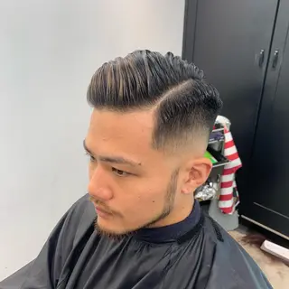 ショート メンズ 及川シゲル 髪質改善講師のヘアスタイル