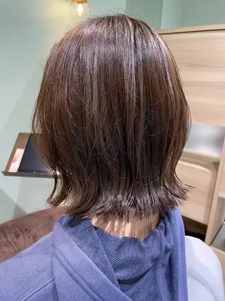 ミディアム カラー Bob &髪質改善 NEMOTOのヘアスタイル