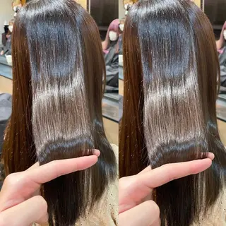 ロング カラー 色気グレージュ 🤍kosuke🤍のヘアスタイル