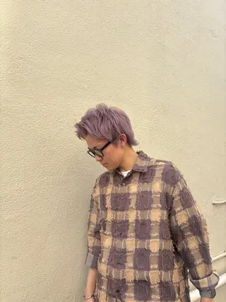 メンズ ️🩵RINKA/ ハイトーンカラー🩵のヘアスタイル