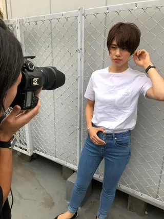 ミディアム カラー パーマ ヘアアレンジ メンズ キッズ ネイル マツエク・マツパ premier modelsのヘアスタイル