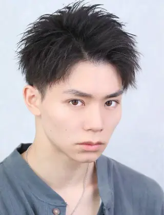 ショート パーマ、縮毛矯正特化 松本真那斗のヘアスタイル