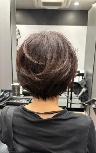 ショート HARUKI  MINATO Japan広島紙屋町店所属・hmj紙屋町店 脊戸智志のヘアスタイル