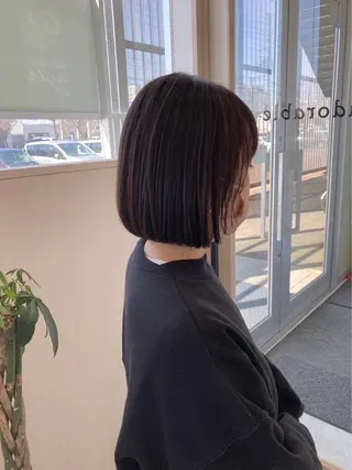 ミディアム 齋藤 美悠のヘアスタイル