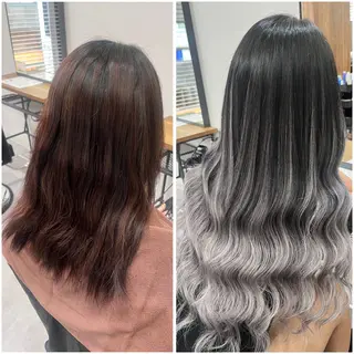 ロング カラー MAKO ❤️🔥NEXTのヘアスタイル