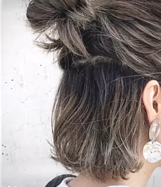 ショート カラー ケア剤オタク×海外 ヘア長谷川裕起のヘアスタイル