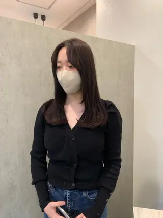 セミロング レイヤー/ナチュラル 特化西宮北口/みなみのヘアスタイル