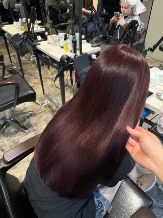 ロング カラー ROIS渋谷【ロイス】所属・高橋大樹/ブリーチ/ ハイトーン/艶カラーのヘアスタイル