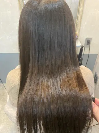 ロング カラー 縮毛矯正・髪質改善 人気No1🩶北島のヘアスタイル
