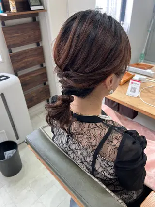 ミディアム ヘアアレンジ 山室 敬義のヘアスタイル