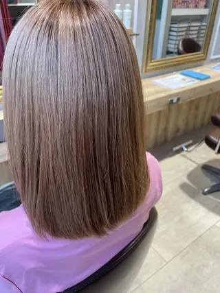 ミディアム ⭐️齋藤成⭐️ ECLAT HAIRのヘアスタイル