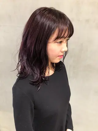 ミディアム カラー 大西 直人のヘアスタイル