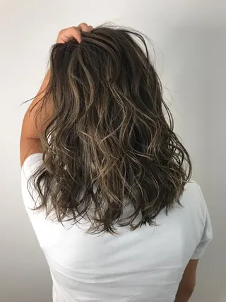 カラー 酸性ストレート/ブリ ーチなし/中村 匠のヘアスタイル