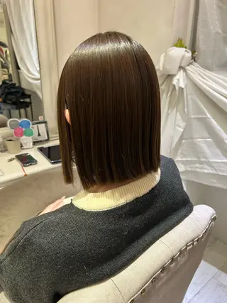 ショート カラー 🐻‍❄️森山愛結美 🤍N°uairoのヘアスタイル