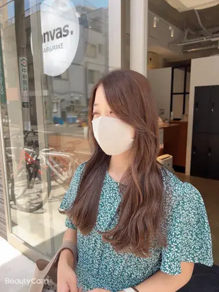 ロング ✨上品可愛い 垢抜けカラー/後藤✨のヘアスタイル