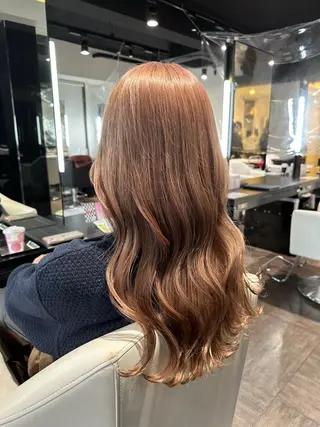 ロング カラー レイヤー/ハイトーン ROKUのヘアスタイル