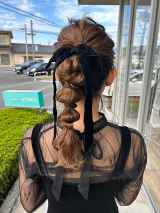 ロング ヘアアレンジ hair salon siro所属・小澤 志穂のヘアスタイル