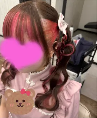 ヘアアレンジ Uhair本山所属・⟡.·mamiya 縮毛矯正/ヘアセットのヘアスタイル