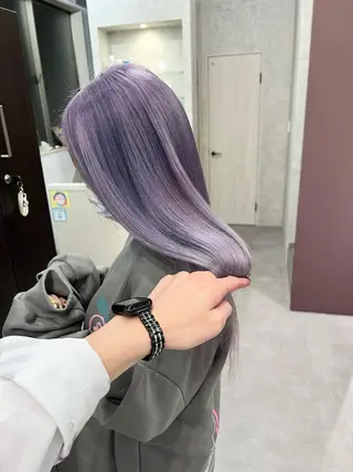 ロング カラー Via officialのヘアスタイル