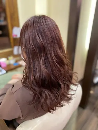 ロング カラー ヘアアレンジ 加藤 瑠美のヘアスタイル