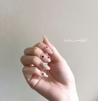 ネイル 大人可愛いネイル🎗 Hinaのネイルデザイン